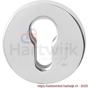 GPF Bouwbeslag RVS GPF9392.49 Inside veiligheidsbinnenrozet rond 54 mm SKG*** RVS gepolijst - H21012985 - afbeelding 1