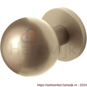 GPF Bouwbeslag Anastasius 9823.A4 kogel voordeurknop 70 mm op rozet 70 mm Champagne blend - H21012180 - afbeelding 1