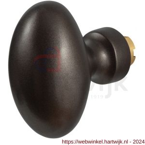 GPF Bouwbeslag Anastasius 9851.A1 S4 Ei-knop 62 mm voor veiligheids schilden vast met bout M10 Dark blend - H21013360 - afbeelding 1