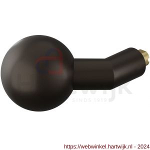 GPF Bouwbeslag Anastasius 9853.A1 S5 verkropte kogelknop 55x16 mm voor veiligheidsschilden vast met wisselstift Dark blend - H21012185 - afbeelding 1