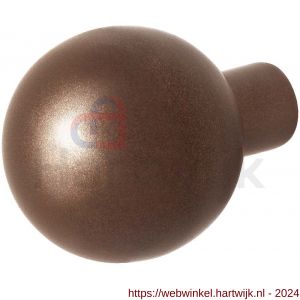 GPF Bouwbeslag Anastasius 9854.A2 S5 kogel knop 50 mm voor veiligheidsschilden vast met wisselstift Bronze blend - H21012190 - afbeelding 1