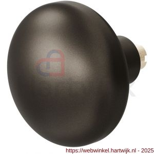 GPF Bouwbeslag Anastasius GPF9857.A1 S5 Paddenstoel deurknop 65 mm voor veiligheids schilden vast met wisselstift Dark blend - H21012200 - afbeelding 1