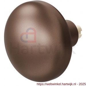 GPF Bouwbeslag Anastasius GPF9857.A2 S5 Paddenstoel deurknop 65 mm voor veiligheids schilden vast met wisselstift Bronze blend - H21012201 - afbeelding 1