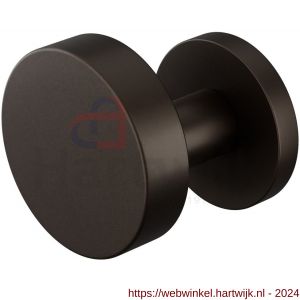 GPF Bouwbeslag Anastasius 9865.A1-00 S2 GPF9865.A1-00 excentrische knop S2 60x16 mm met knopvastzetter met rond rozet Dark blend - H21016507 - afbeelding 1