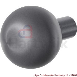 GPF Bouwbeslag PVD GPF9954.P1 S1 kogel deurknop 50 mm draaibaar met krukstift PVD antraciet - H21011051 - afbeelding 1