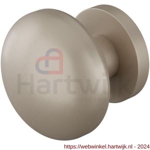 GPF Bouwbeslag Anastasius 9957.A3-00 S2 GPF9957.A3-00 Paddenstoel knop S2 65 mm met knopvastzetter met rond rozet Mocca blend - H21016538 - afbeelding 1