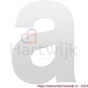 GPF Bouwbeslag ZwartWit 9800.62.0116-a letter A 116 mm wit - H21010813 - afbeelding 1