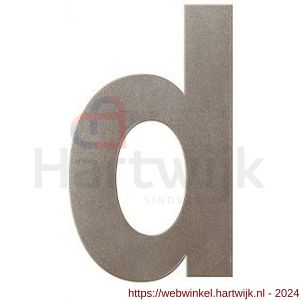 GPF Bouwbeslag Anastasius 9800.A3.0156-d letter D 156 mm Mocca blend - H21010958 - afbeelding 1