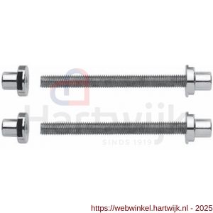 Mandelli1953 Kit 6 bevestiging dubbelzijdig door deur voor houten PVC- en aluminium deuren - H21019929 - afbeelding 1