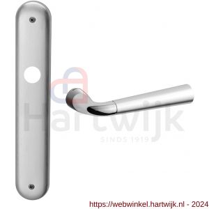 Mandelli1953 S100 BB56 Start deurkruk op langschild 238x40 mm BB56 chroom-mat chroom - H21014281 - afbeelding 1