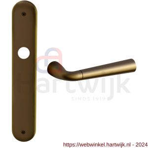 Mandelli1953 S90 BB56 Special deurkruk op langschild 238x40 mm BB56 mat brons - H21014616 - afbeelding 1