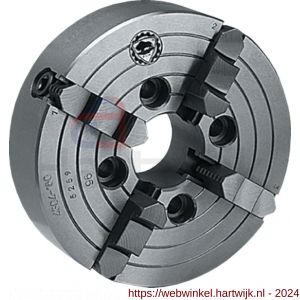 Bison 85.600 onafhankelijke vier-klauwplaat diameter 85-160 mm staal type 4306 vanaf diameter 200 mm gietijzer type 4304 200 mm - H40515747 - afbeelding 1