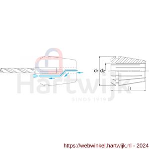 Phantom 82.934 DIN 6499-B spantang ER 32 469E Coolant Jet 8 µm 9 mm - H40502986 - afbeelding 2