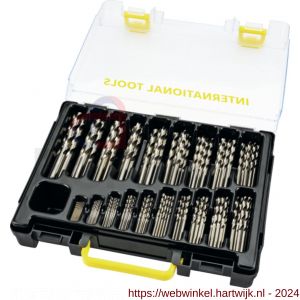International Tools 19.124 ECO PRO HSS set spiraalboren DIN 338 11.420 1-10x0‚5 mm set 170 stuks - H40503436 - afbeelding 1