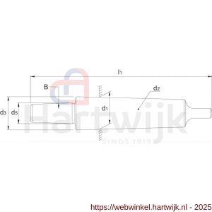 International Tools 84.170 Eco Pro DIN 238 boorhouderstift MK en B-opname DIN 238 MK 1-B10 - H40525798 - afbeelding 2