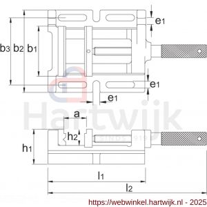 International Tools 88.154 Eco Pro boorklem met 3 opspanmogelijkheden 100 mm - H40501547 - afbeelding 2