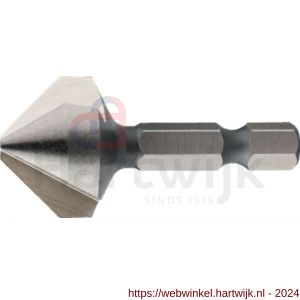 International Tools 42.543 Eco HSS verzinkboor 90 graden 3 snijkanten met 1/4 inch-zeskant bitopname 10‚4 mm - H40512089 - afbeelding 1