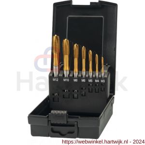 International Tools 29.195 Eco Pro HSS-E set machinetappen DIN 371/6 (combinatie) 22.197/22.198 M3-M12 - H40527285 - afbeelding 1