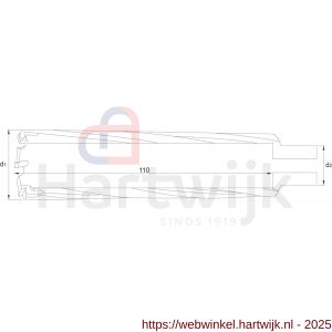 Phantom 62.240 HM-tip kernboor snijdiepte 110 mm 28 mm - H40526466 - afbeelding 2