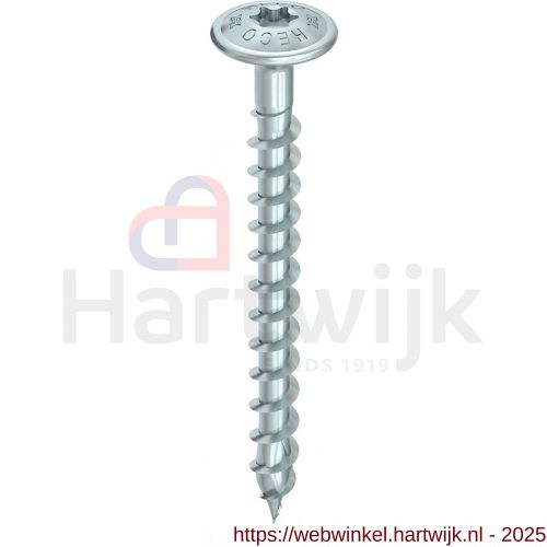 Heco-Topix-Plus achterwandschroef 3,5x20 mm T-Drive T 20 variabele voldraad verzinkt blauw A3K 1000 stuks VARIANTA verpakking - H50802204 - afbeelding 1