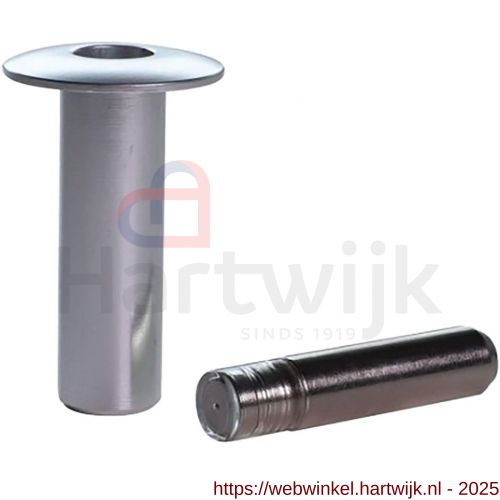 Henderson FSL/S Fantom automatische schuifdeur deurstop satin - H20301177 - afbeelding 1