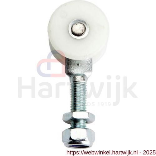 Henderson 56.5K/N schuifdeurbeslag 290 hangrol met draadeind tweewielig voor rail 290 - H20301025 - afbeelding 1