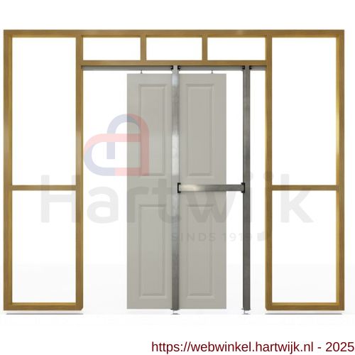 Henderson LK10FD30/125 afwerk set 30 minuten brandwerend voor inbouw schuifdeurgarnituur 930x2315mm - H20301215 - afbeelding 1