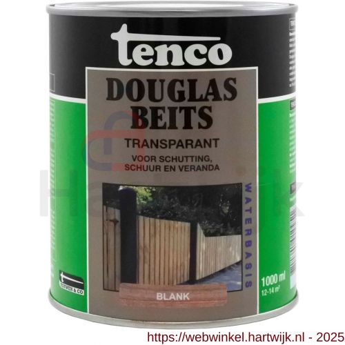 Tenco Douglasbeits transparant blank 1 L blik - H40710420 - afbeelding 1