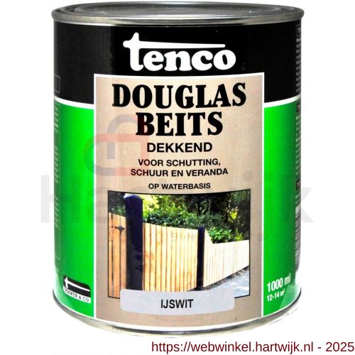 Tenco Douglasbeits dekkend ijswit 1 L blik - H40710400 - afbeelding 1