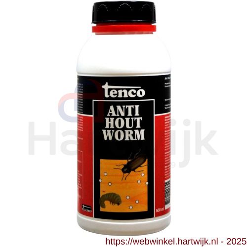 Tenco Anti-Houtworm kleurloos blank 0,5 L blik - H40710466 - afbeelding 1