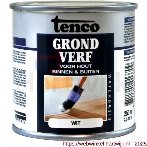 Tenco Grondverf waterbasis wit 0.25 L blik - H40710451 - afbeelding 1