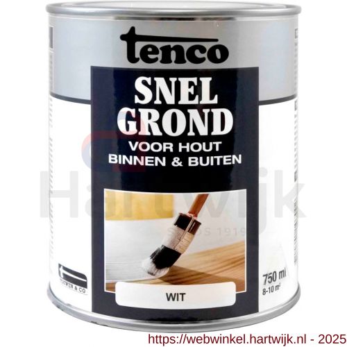 Tenco Snelgrond sneldrogende grondverf wit 0,75 L blik - H40710108 - afbeelding 1