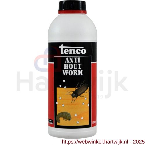 Tenco Anti-Houtworm kleurloos blank 1 L blik - H40710317 - afbeelding 1