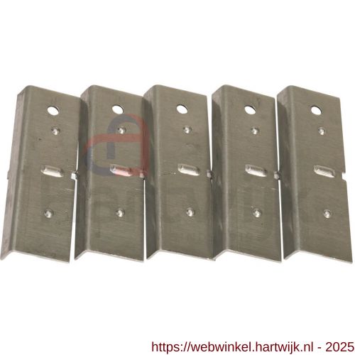 Pandser koppelstuk daktrim 35x35 mm set 5 stuks - H50201097 - afbeelding 1