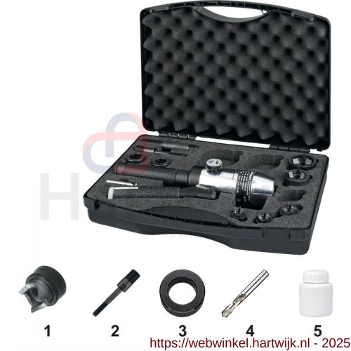 Phantom 69.790 set hydraulische handpomp en gatenponsen 67.120 M16, M20, M25, M32 en M40 - H40526277 - afbeelding 1