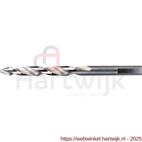 Phantom 11.443 HSS spiraalboor DIN 338 Step-Point met drievlaks schacht 1‚0 mm - H40526994 - afbeelding 1